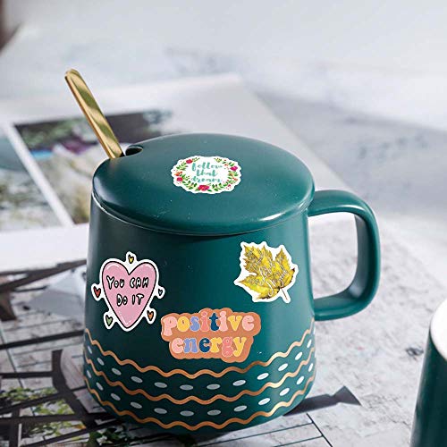 QIYUYA 200pcs Inspirational Words Stickers for Water Bottle, Motivational Quote Stickers for Adults and Teens Trendy Vinyl Waterproof Positive Sticker for Laptop Hydroflask Book