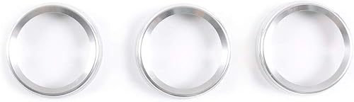 Miniatura 8 de CHEYA Anillos de ajuste de aire acondicionado trasero para Land Rover Defender 110 2020 accesorios de coche (plateado)