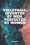  Notebook: Volleyball Training Planner / Organizer / Lined Notebook (6\" x 9\")