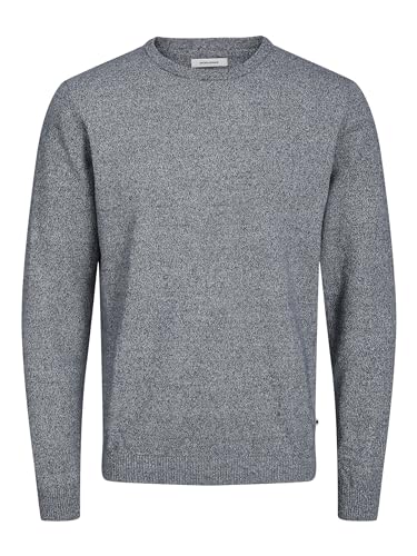 JACK & JONES Dünner Langarm Strickpullover Rundhals Basic Sweater Shirt...