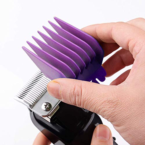 Harapu 10 Pcs Colorful Professional Hair Clipper Combs Guides 1/16” To 1”,Attachment Guide Combs Replacement Guards Set For Wahi Clippers/Trimmers #TOP3