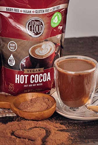 Image of Coconut Cloud Dairy-Free Instant Hot Cocoa Powder: Vegan, Non-GMO, 12 oz