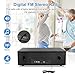 Stereo Shelf Systems CD Player, New Retro Micro HiFi Systems 60W Premium Music System with FM Radio, Bluetooth, Aux-in, USB Playback, Simple Region Free DVD Player Audio System with RCA Output for TV