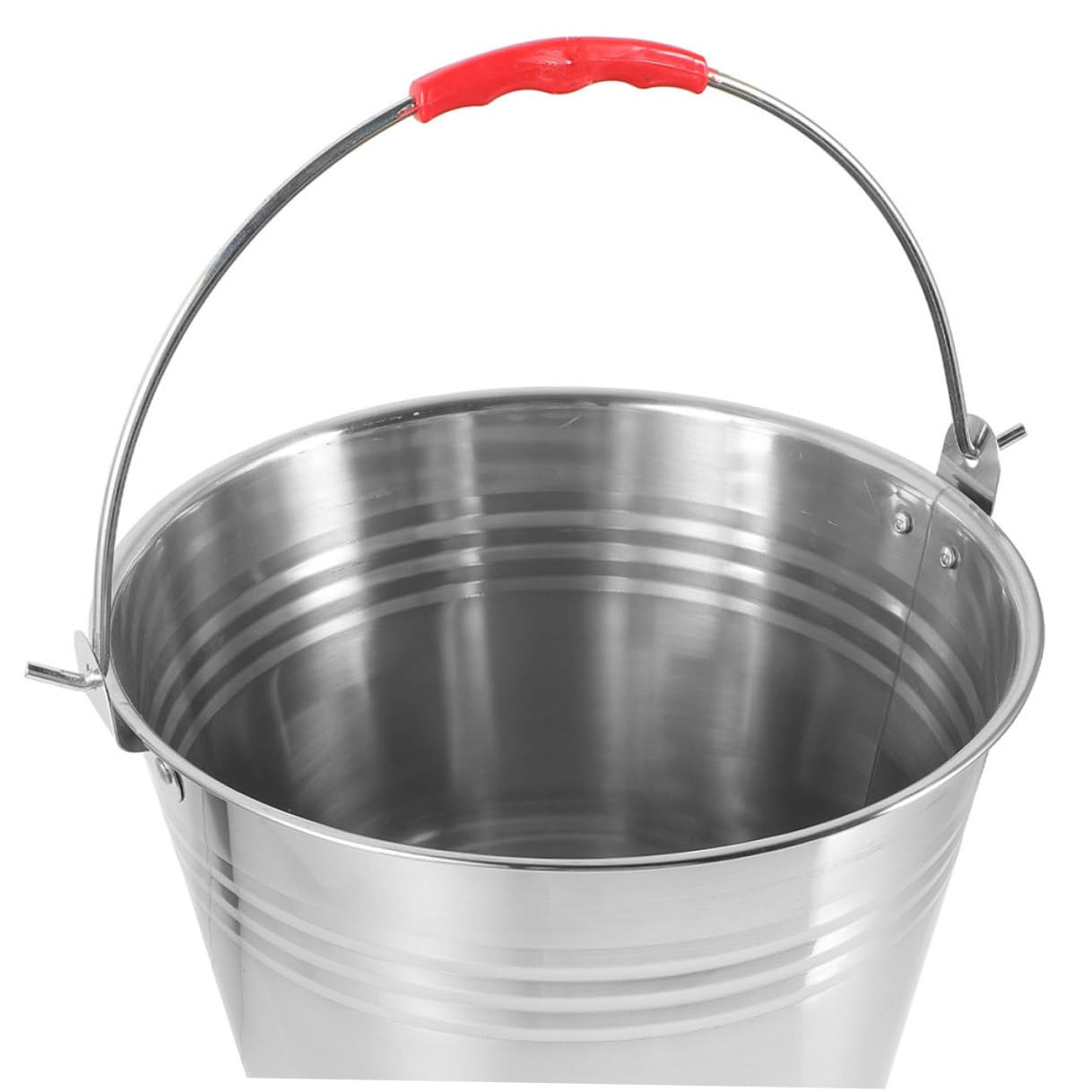 Multifunktionaler Futter Wassereimer mit Edelstahlgriff für Pferde Tragbarer Pferdebehälter für Fohlenfütterung Stall und Pferdepflege Rostfreier Futtereimer für Pferdezubehör