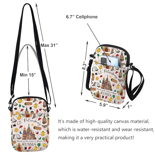Saint Petersburg Crossbody Bag Russian Landmark Gift St Petersburg Souvenir Gift St Pete FL Birthday Gift European Travel2