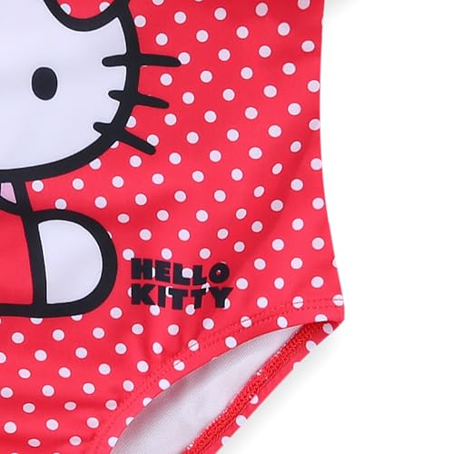Hello Kitty Sanrio Girls UPF 50+ One Piece Bathing Suit for Big Kids4