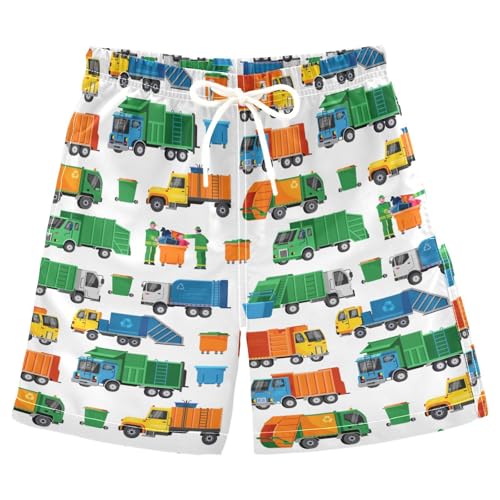 Boys Swim Trunk Quick Dry Beach Board Shorts Swimsuit Bathing Suit with Pockets - Main Image