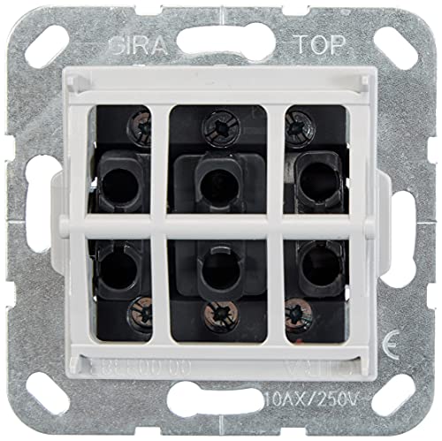 Gira 283203 Rocker Switch 3-Part System 55 Pure White - Image 3