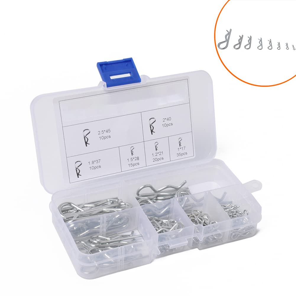 Splintstift Sortiment 36-teilig - 6 Größen Für Anhänger & Maschinen