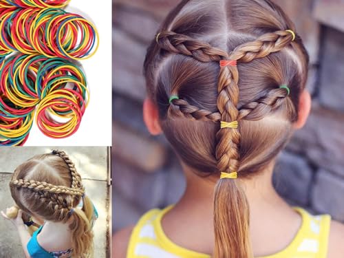 Gummiband Haushaltsgummi 300 Stücke Gummibänder Farbe Gummiringe Gummi 38 * 1.4 Gummiringe Essentials für Zuhause Büro Schule gummis