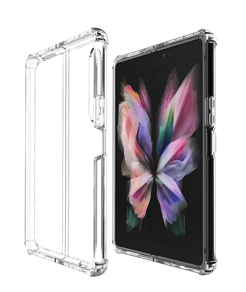 MahadealzDesign Designed for Samsung Galaxy Z Fold 2 Case Clear, Full Cover Shockproof Slim Anti-Fall Phone Protection Case Crystal (B0D67898JT) Amazon Price History, Amazon Price Tracker