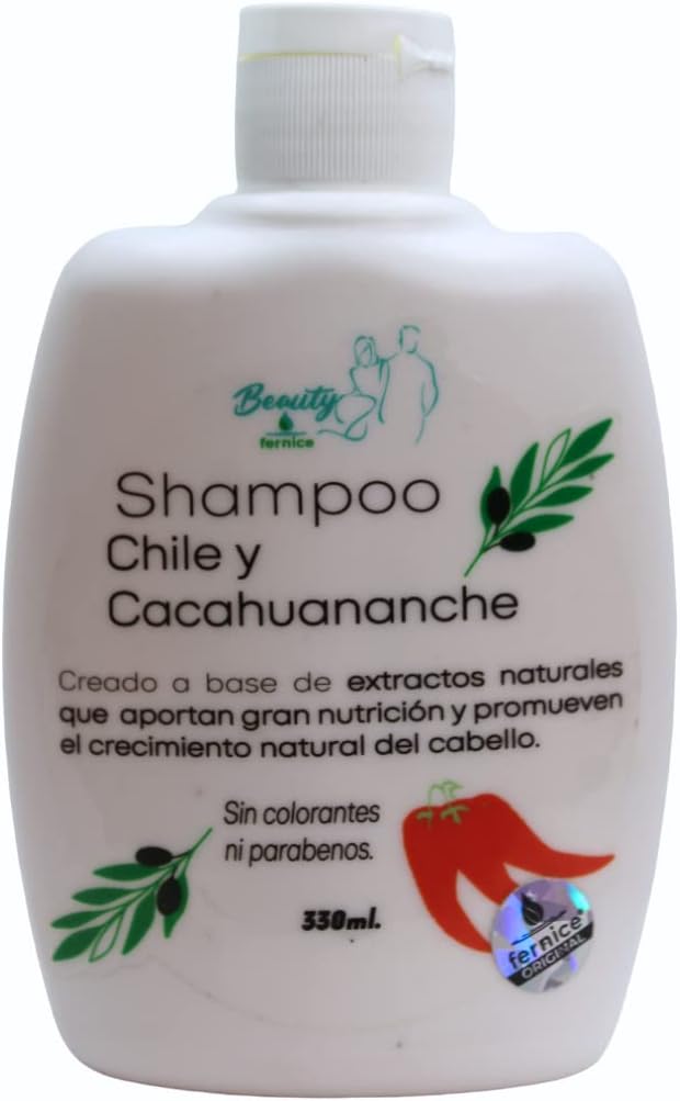 Shampoo Chile y Cacahuananche 330ml Belleza