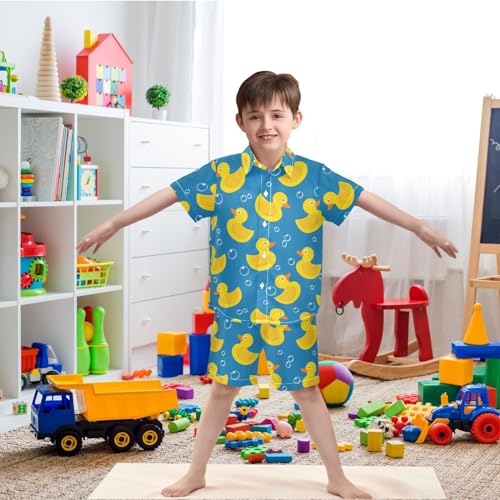 Image of visesunny Boys 2 Pieces T-shirts and Shorts Floral Tops & Shorts Summer Outfits 3-10 Years Clothes