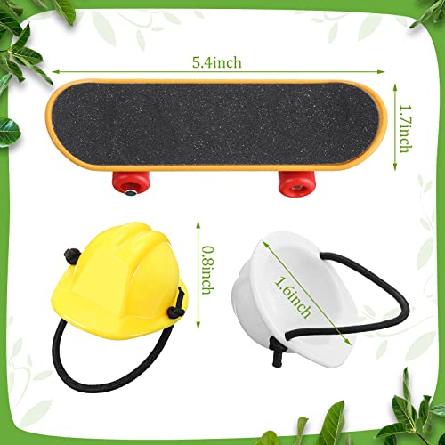 5 Pieces Bearded Dragon Accessories Toy Set Bearded Dragon Leashes and Harnesses S/M/L 3 Size Packed Lizard Harness Mini… - Image 4