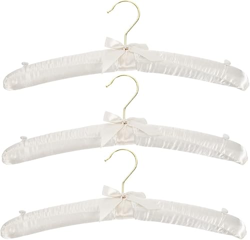 CHILDWEET Percheros dorados para decoración de boda, 3 piezas, para el hogar, para novia, suéteres, perchas giratorias, gancho cromado, colgador de