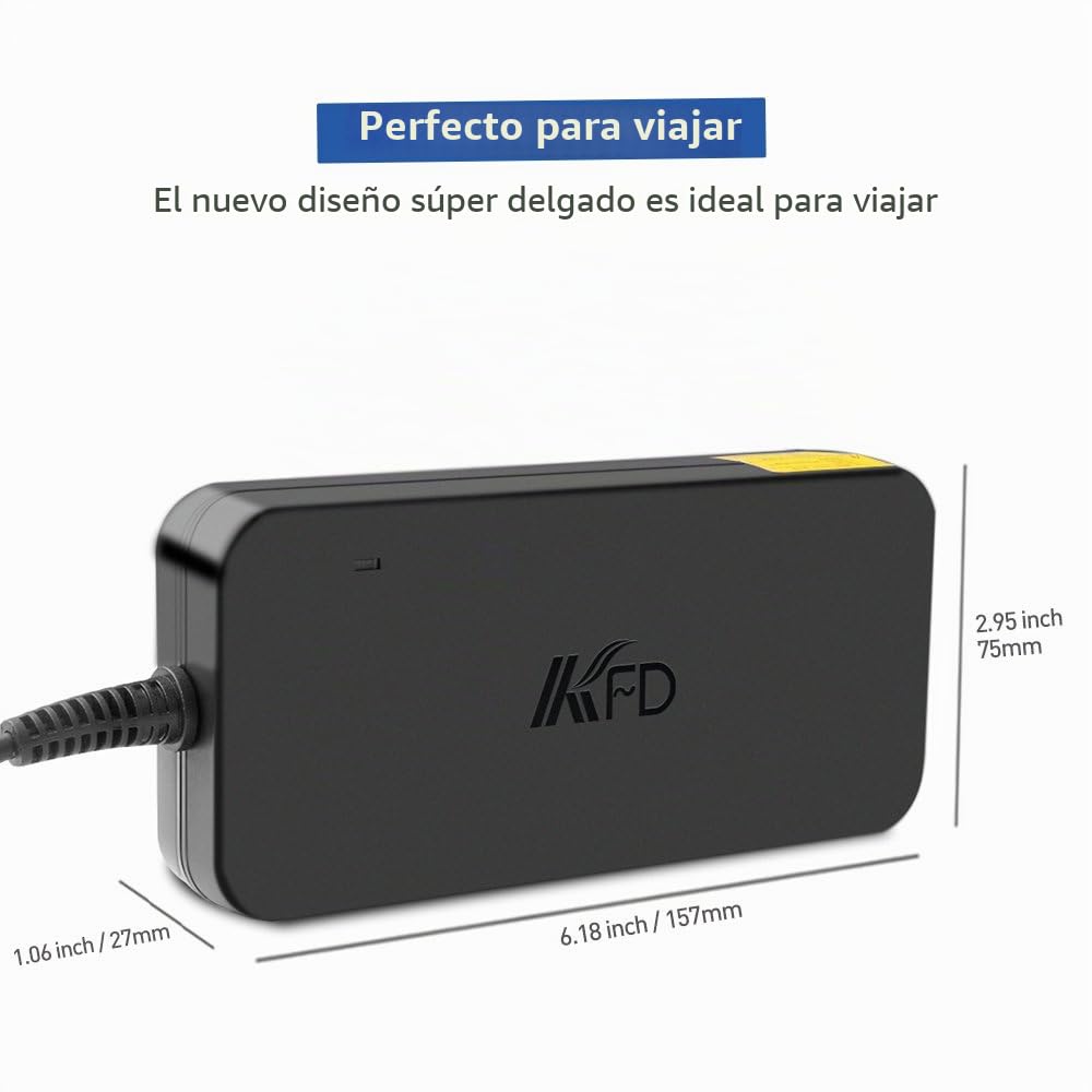 KFD 19V 6,32A 120W Adaptador Cargador Portátil para FSP FSP120-ABBN2 FSP120ABBN2 NUC11TNKi7 NUC12WS[x] v5 NUC12WS[x] i5 NUC11TN[x] v5 NUC11TN[x] i5 NUC10i7FN[x] A15-120P1A, Inogen One G2 G3 G4 BA-301