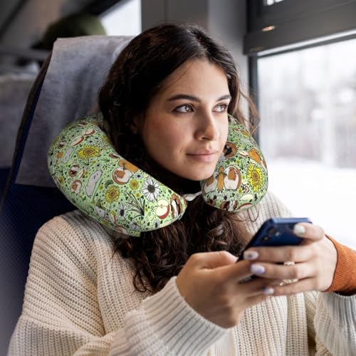 Almohada espuma viscoelástica U para cuello negro miniatura 6