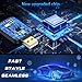 2025 Mini Carplay Wireless Adapter & Android Auto Dongle for iPhone Android,Upgrade Convert Wired to Wireless Car Play Adapter Fit for Factory OEM CarPlay Cars from 2016+,Auto Connect