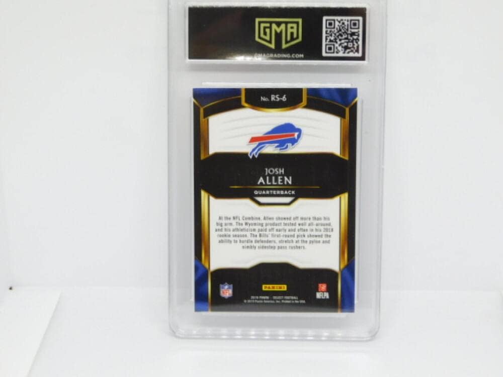 2018 Select Football Rookie Selections #RS-6 Josh Allen QB RC Rookie GMA 10 Buffalo Bills GEM MINT Official NFL Trading Card by Panini America (Serial Number May Vary)