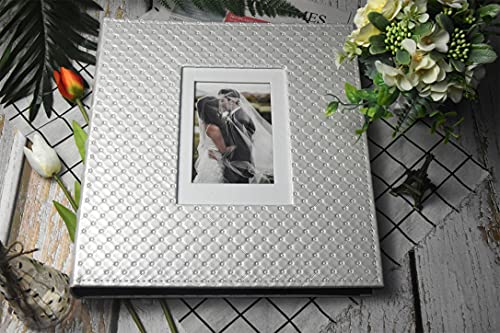 Fazhongfa Photo Album E-Manny Photo Books For 4X6 Pictures Large Capacity Wedding Albums 500 Hold Photos For Family Couple Memories Book Birthday Anniversary Travel Foto Album Acid Free (White) #TOP4