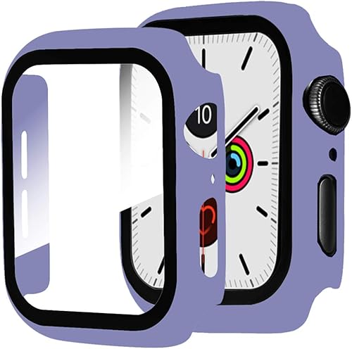 Miimall Funda compatible con Apple Watch Series 987 de 1.614 pulgadas con protector de pantalla, cubierta dura mate antiarañazos a prueba de golpes