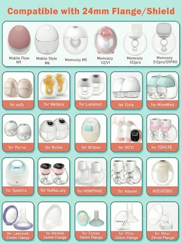 Insertos para extractor de leche 6 unidades 16mm silicona miniatura 2