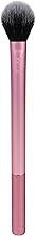 Real Techniques Make-up-Fixierpinsel, zum Fixieren von Puder, losem Puder und gepresstem Puder, Gesichts-Make-up-Pinsel, 402 Pinsel, durchsichtige Deckkraft für Highlighter, synthetische und tierversuchsfreie Borsten, 1 Stück