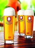 🍻 𝐎𝐅𝐅𝐈𝐙𝐈𝐄𝐋𝐋𝐄𝐒 𝗦𝗣𝗔𝗧𝗘𝗡 𝐆𝐋𝐀𝐒 - Das offizielle Spaten Glas mit Logodruck auf der Vorderseite des Glases.