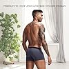 JOCKMAIL Boxer pour Homme, Doux, sous-vêtements, Micro Pochettes séparées, Double Pochette avec thérapie des Mouches, Boxer - - XX-Large #4
