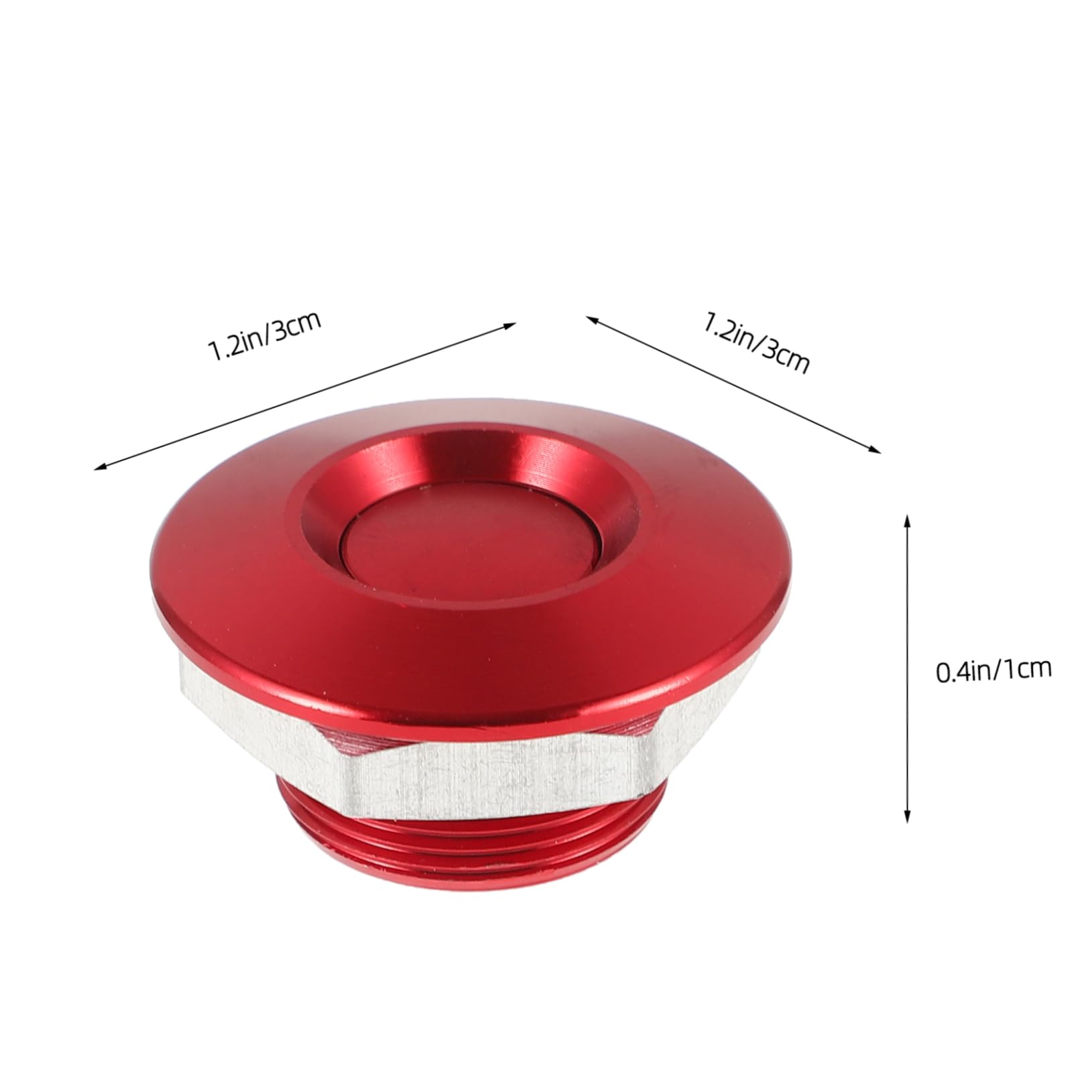 BRIGHTFUFU Vehicle Hood Latch Push Button for Racing Modified Cars Compact Design with Bolt Compatible with Various Models