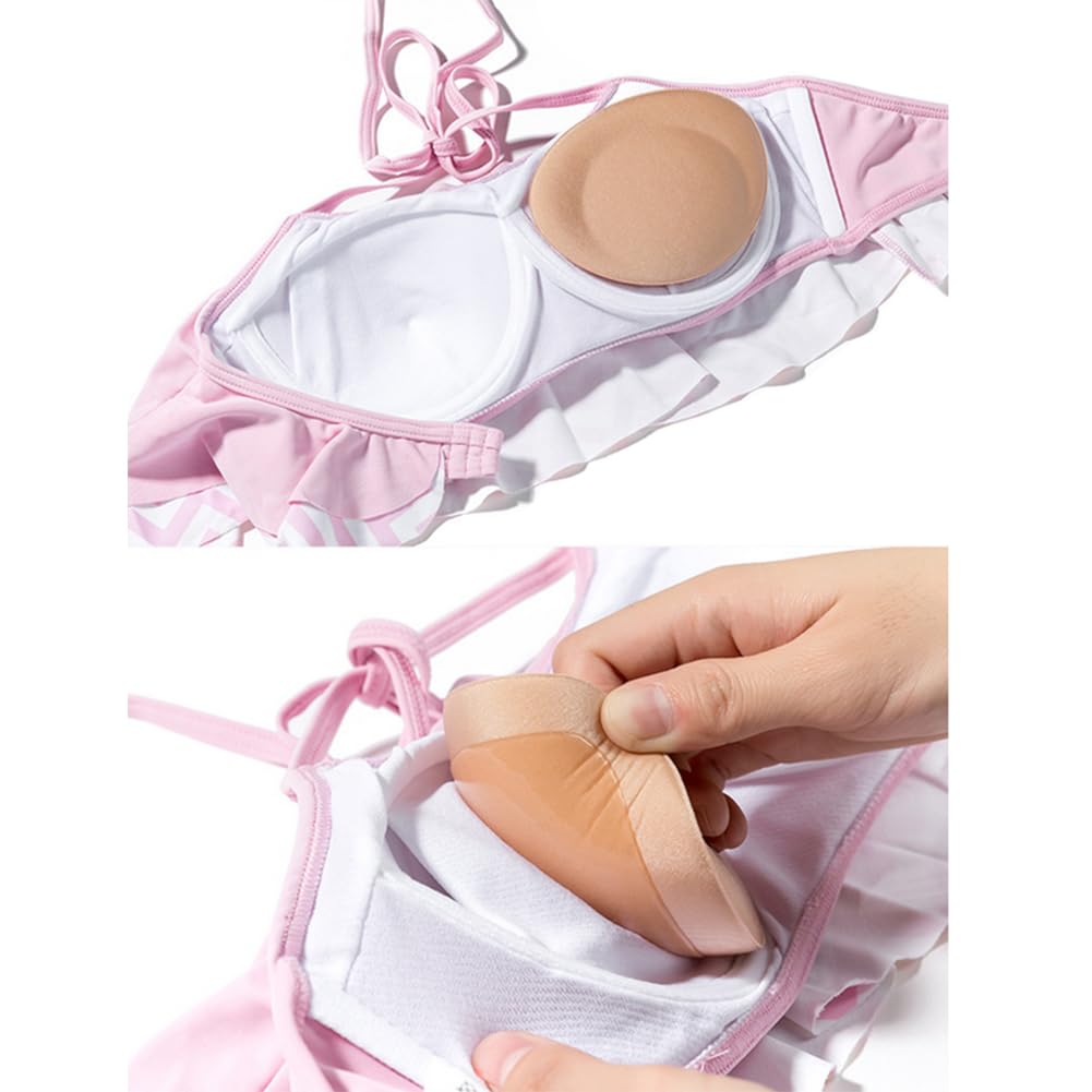 Inserti per Reggiseno, Inserti per Reggiseno Sportivo, 3 Paia Imbottitura Reggiseno, Coppette Assorbilatte Rimovibili, inserti estraibili per