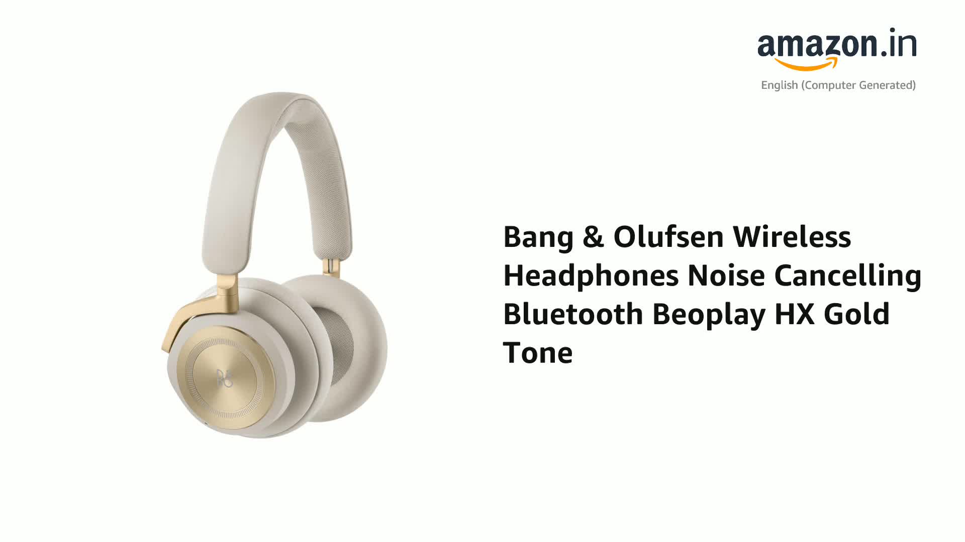 Bang & Olufsen Wireless Headphones Noise Cancelling Bluetooth 