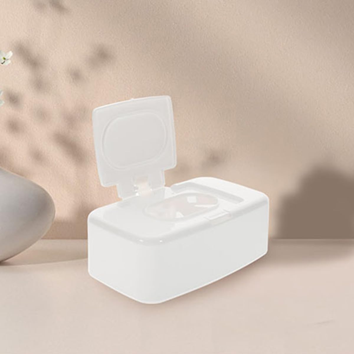 BESPORTBLE 3pcs Wet Wipes Dispenser Box with Lid and Household Use, Refillable Compact Wet Tissue Storage Case, Dustproof Wipe Holder for Bathroom and Nursery