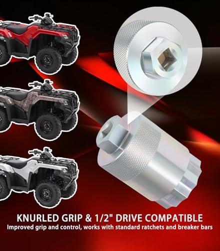 Image of 64mm Pinion Bearing Nut Socket Wrench Tool for 2007-2018 Honda 420 Rancher - Rear (07-18) & Front (07-13) Differential Service
