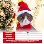 Disfraz de Navidad para Mascotas, Gorro de Navidad para Mascotas, Sombrero Gorro Navidad Perro y Gato, Disfraces Navidad para Gatos Perros, Sombrero de Santa y Bufanda Traje Decoración Navideña 4 Disfraz de Navidad para Mascotas, Gorro de Navidad para Mascotas, Sombrero Gorro Navidad Perro y Gato, Disfraces Navidad para Gatos Perros, Sombrero de Santa y Bufanda Traje Decoración Navideña