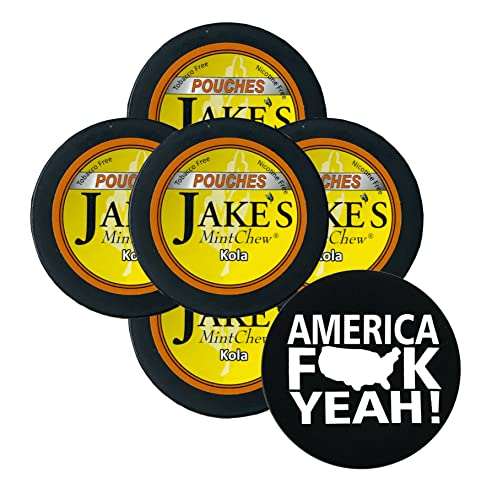DC Crafts Nation Skin Can Cover America with 5 Cans Jake's Mint Chew Kola Pouches