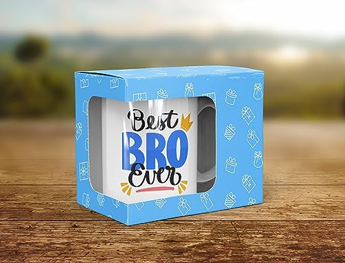 Image of Rakhi Gift for Brother and Rakshabandhan Gift | Rakhi for Brother with Printed Ceramic Mug| | Pack of 4 (Printed Mug, Roli Chawal, 02Rakhi) | Best Rakhi Gift for Brother. (05)