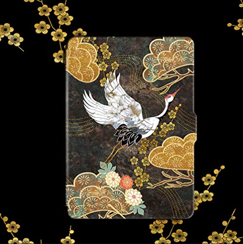 Étui Compatible Avec Amazon Kindle Paperwhite (11. Gen - 2021) - Avec Couverture Magnétique De Protection Pour Liseuse Automatique, Impression De Grue À Bec Rouge, Comme Illustré, Kindle Paperwhi Cover
