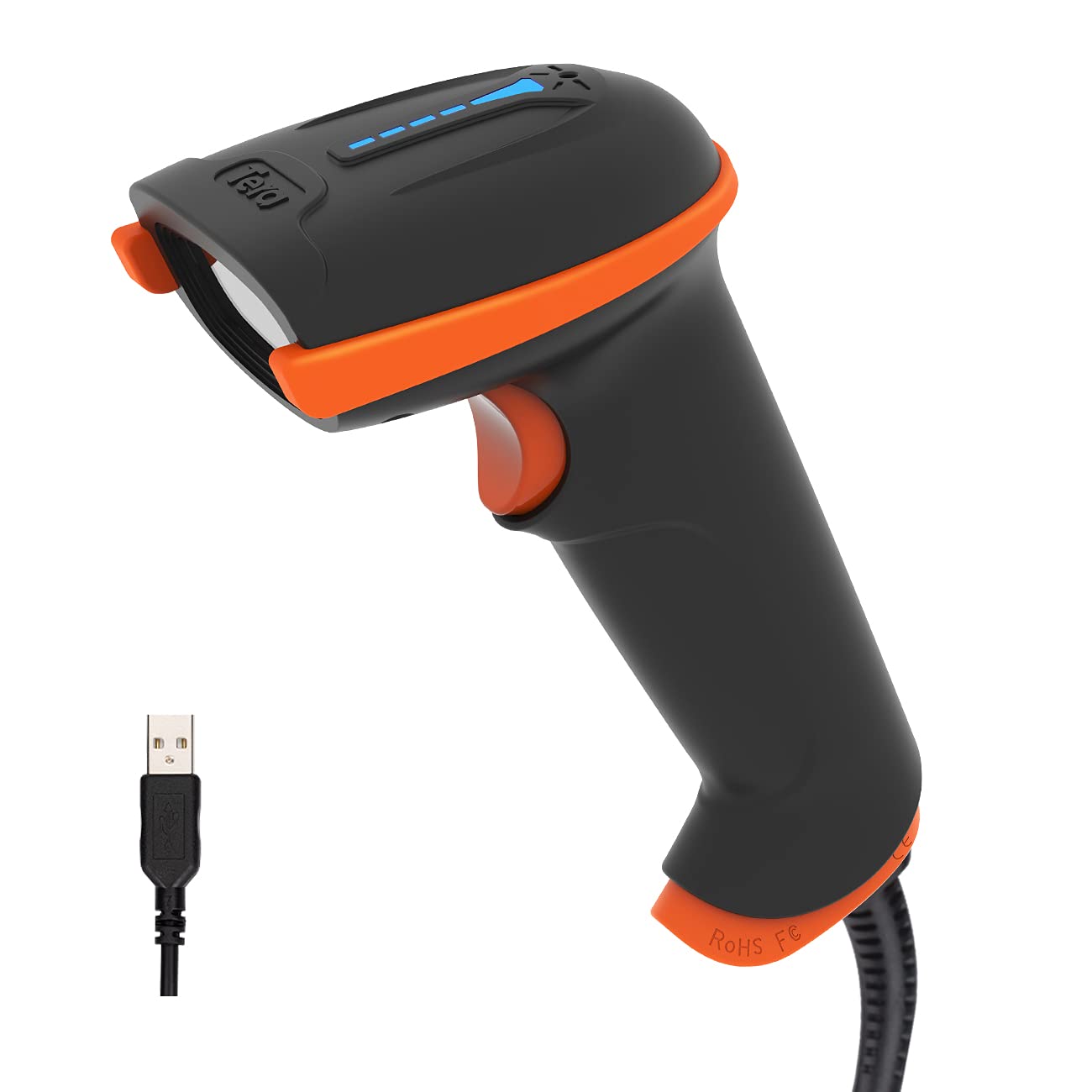 Buy Tera 2D Barcode Scanner USB Wired, Handheld Scanner 2D QR Data