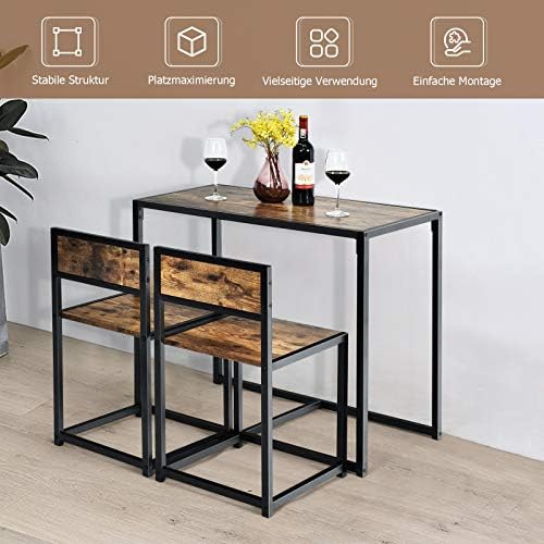 Generisch Set Tavolo da Bar, Antico, 90 x 47 x 76 cm (L x B x H)