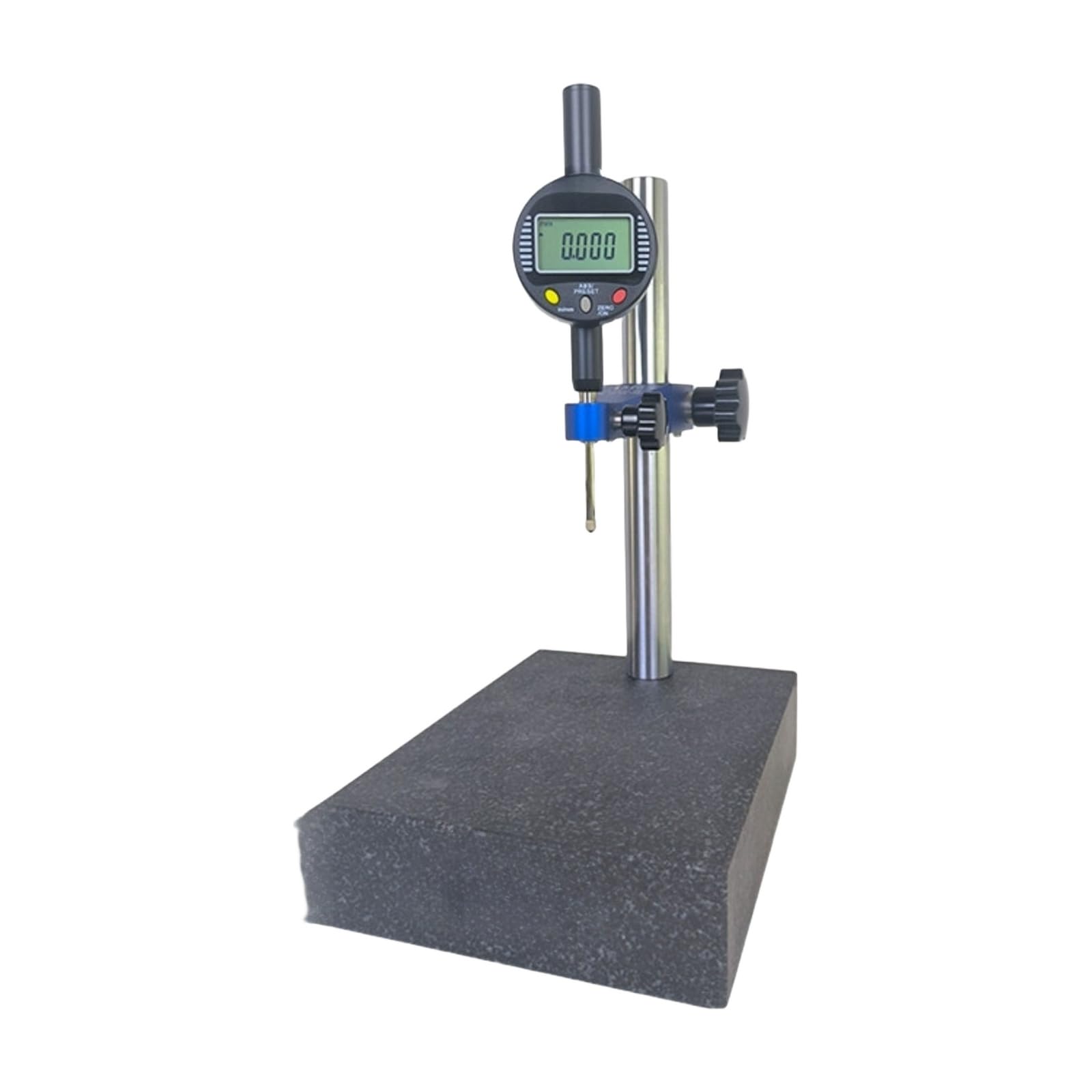 Medidor de altura digital, 0-30 mm, 0-100(0-25.4 Dial Ind.+200x150mm Base+Handle-B)