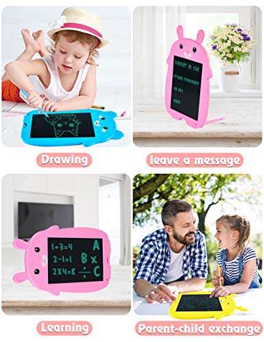 LODBY Drawing Board Writing Tablet, 8.5 Inch Learning Educational Toys Electronic Drawing and Writing Board for Kids & Adults, Handwriting Paper Doodle Pad for School and Office - Thumbnail 4