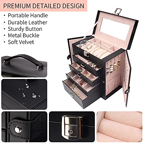 FEIYAN-Organize-Your-Jewelry-in-Style-5-Layer-Leather-jewelry-box-Large-Capacity-Flexible-Partitions-and-Elegant-Design