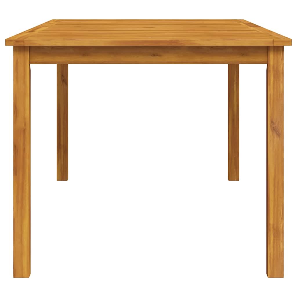 Tavolo da pranzo da giardino, in legno massiccio di acacia, 180 x 90 x 75 cm | fascino rustico, robusto piano del tavolo, facile da pulire, ideale per terrazza