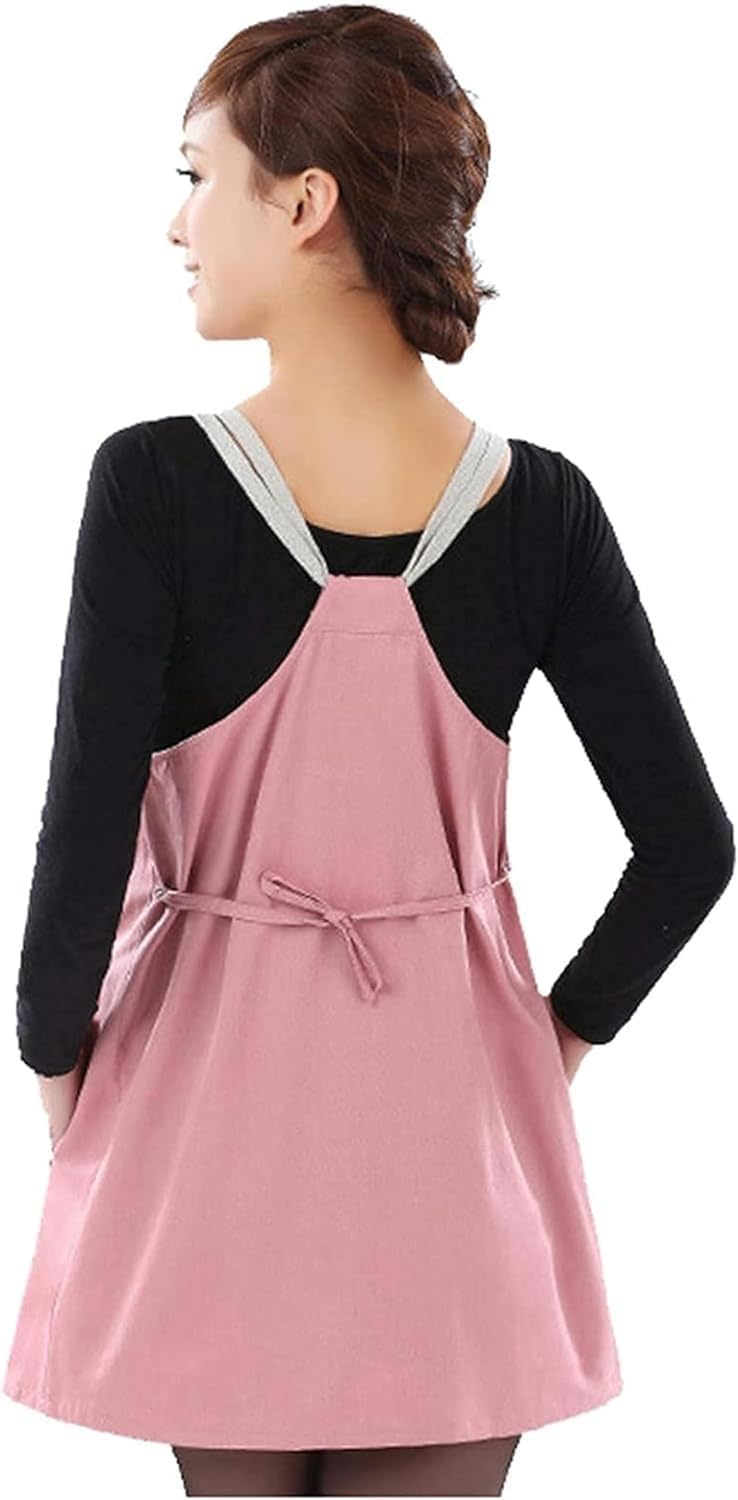Abbigliamento protettivo per maternità, protezione dalle radiazioni al computer, per casa, tempo libero, gravidanza, abbigliamento interno, lavoro, invisibile, rosa, XL