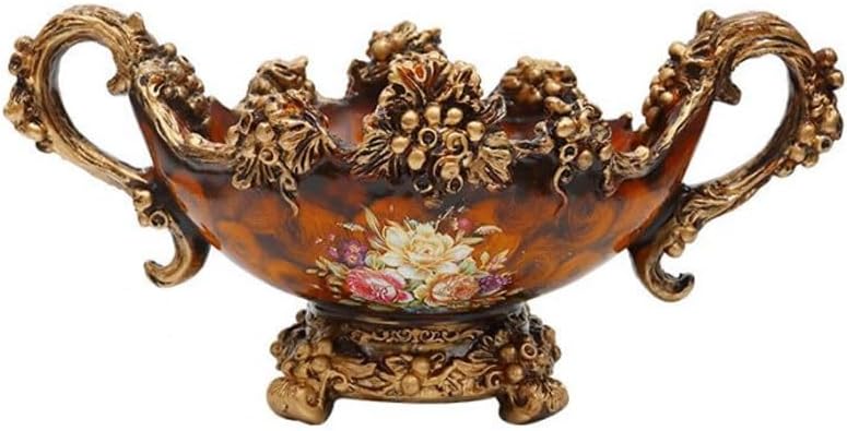 European Light Luxury Resin Fruit Plate Home Soft Furnishings Table Arrangements for The Living Room(Style2)