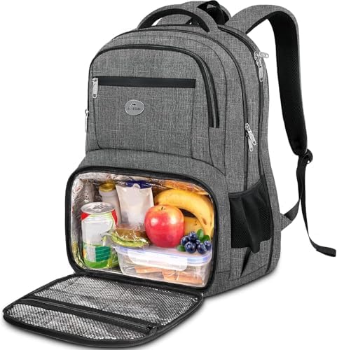 MATEIN Portable Backpack with Lunch Compartment, Large Waterproof...