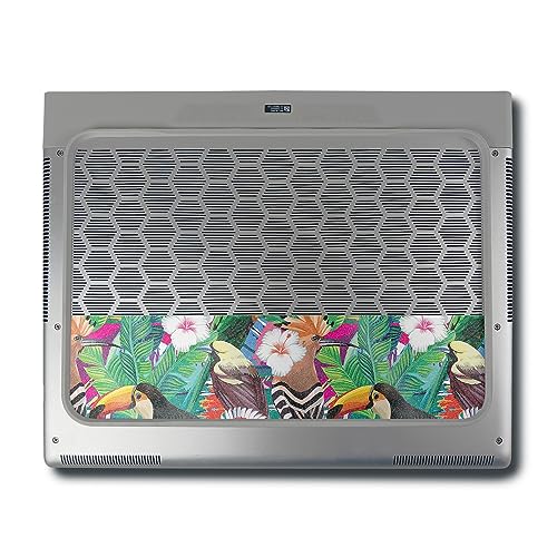 Image of MightySkins Glossy Glitter Skin Compatible with Alienware X16 R1 (2023) Full Wrap Kit - Tropical Paradise | Protective, Durable High-Gloss Glitter Finish | Easy to Apply | Made in The USA