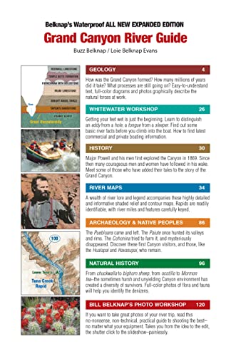 Belknap's Waterproof Grand Canyon River Guide #TOP1