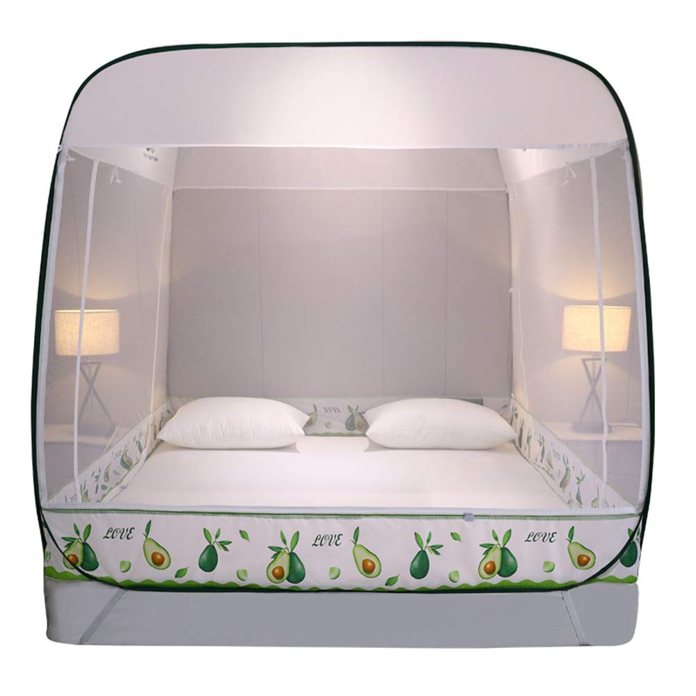 GJMSSMY bed tent，Anti Mosquito Net - King Size Portable Pop Up Camping Tent Bed Canopy Mosquito Nets for Twin, Full, and Queen - Ultimate Protection and Comfort!
